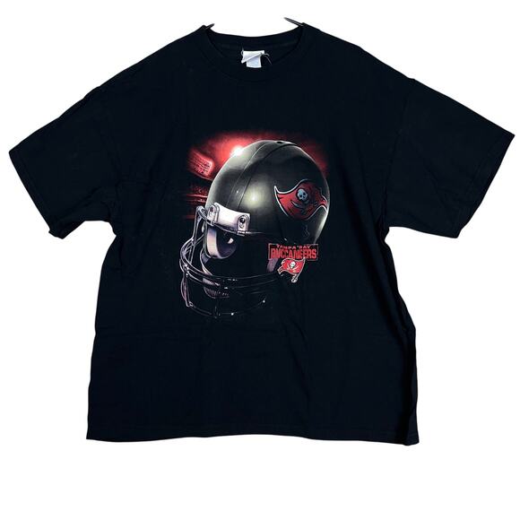 NFL Other - NFL Mens Shirt Black Crew Neck Tampa Bay Buccaneers Short Sleeve 100% Cotton XL
